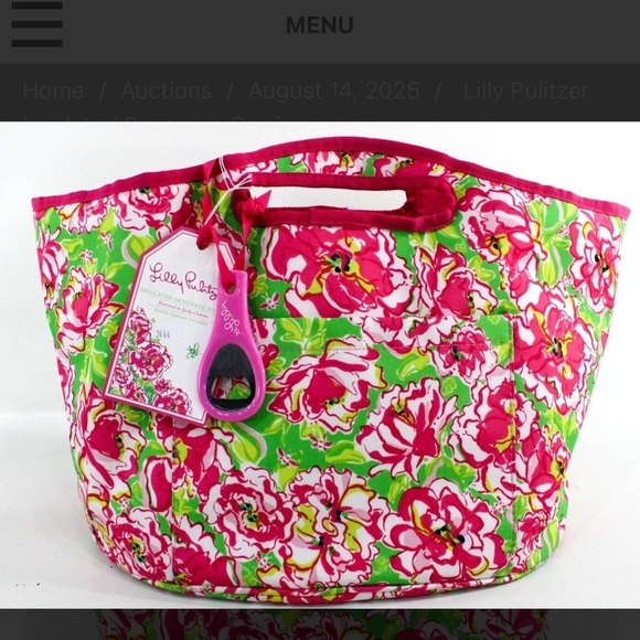 Lilly Pulitzer Handbags - Lilly Pulitzer Insulated Beverage Carrier